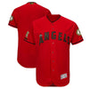 Los Angeles Angels Majestic 2018 Memorial Day Authentic Collection Flex Base Team Jersey - Scarlet