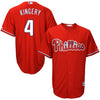 Scott Kingery Philadelphia Phillies Majestic Official Cool Base Player Jersey