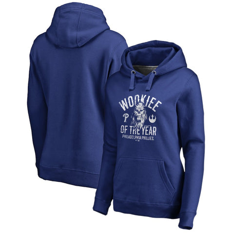 Philadelphia Phillies   Women's Star Wars Wookiee Of The Year Pullover Hoodie