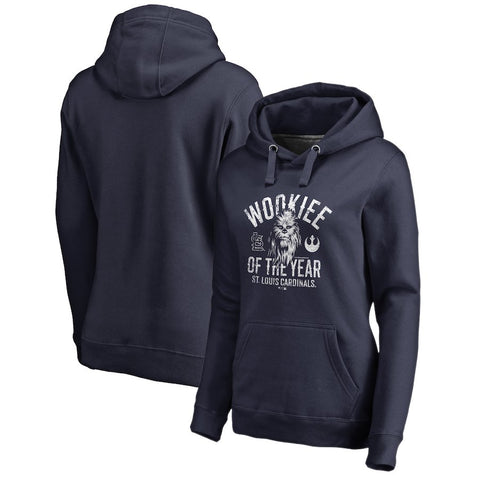 St. Louis Cardinals   Women's Star Wars Wookiee Of The Year Pullover Hoodie