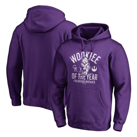 Colorado Rockies   Star Wars Wookiee Of The Year Pullover Hoodie