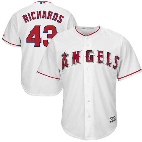 Garrett Richards Los Angeles Angels Majestic Home Cool Base Player Jersey