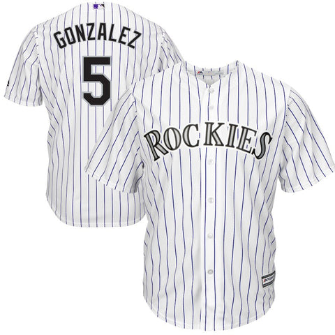 Carlos Gonzalez Colorado Rockies Majestic Home Cool Base Player Jersey