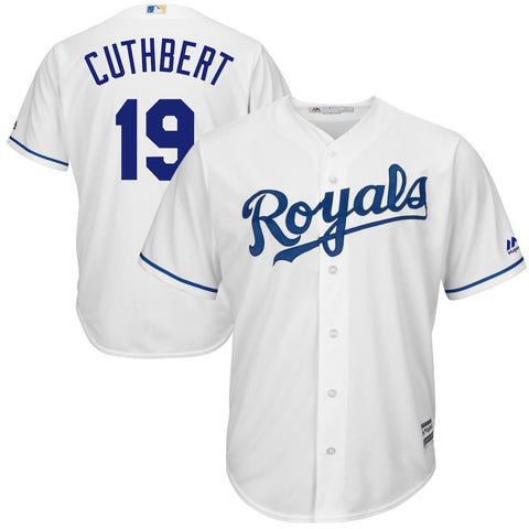 Cheslor Cuthbert Kansas City Royals Majestic Home Cool Base Player Jersey