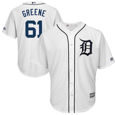 Shane Greene Detroit Tigers Majestic Home Cool Base Player Jersey