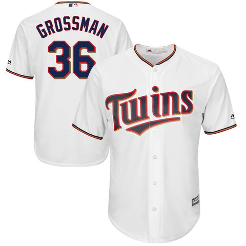 Robbie Grossman Minnesota Twins Majestic Home Cool Base Player Jersey - White