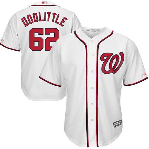Sean Doolittle Washington Nationals Majestic Home Cool Base Player Jersey - White