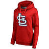Yadier Molina St. Louis Cardinals   Women's Backer Name & Number Pullover Hoodie - Red