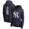 Aaron Judge New York Yankees   Women's Backer Name & Number Pullover Hoodie - Navy