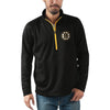 Boston Bruins G-III Sports by Carl Banks Challenge Half-Zip Pullover Jacket - Black