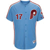 Rhys Hoskins Philadelphia Phillies Majestic 1982 Turn Back the Clock Throwback Authentic Player Jersey