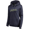 Cleveland Indians   Women's Plus Size Memorial Wordmark Pullover Hoodie