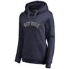 New York Yankees   Women's Plus Size Memorial Wordmark Pullover Hoodie