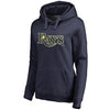 Tampa Bay Rays   Women's Plus Size Memorial Wordmark Pullover Hoodie