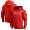 Boston Red Sox   Big & Tall Memorial Wordmark Pullover Hoodie