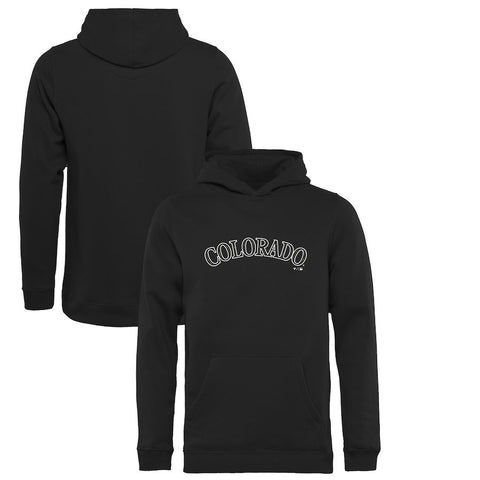 Colorado Rockies   Youth Memorial Wordmark Pullover Hoodie