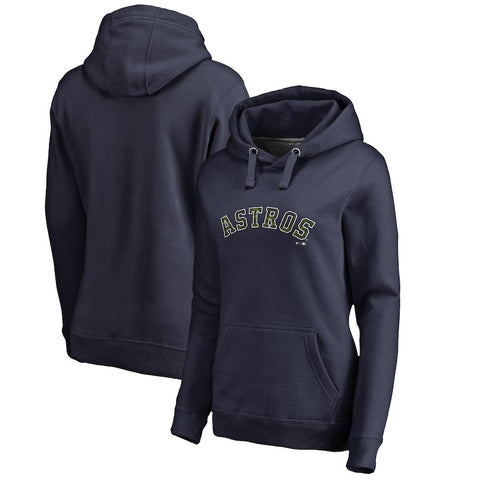 Houston Astros   Women's Memorial Wordmark Pullover Hoodie