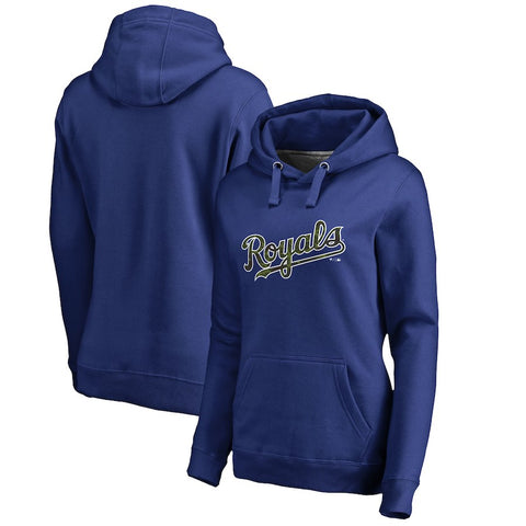 Kansas City Royals   Women's Memorial Wordmark Pullover Hoodie