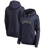 Houston Astros   Women's Plus Size Memorial Wordmark Pullover Hoodie