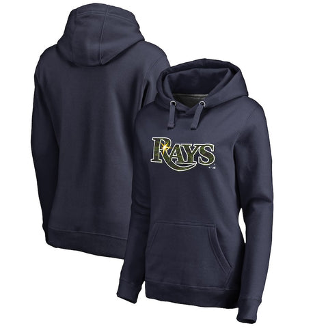 Tampa Bay Rays   Women's Plus Size Memorial Wordmark Pullover Hoodie