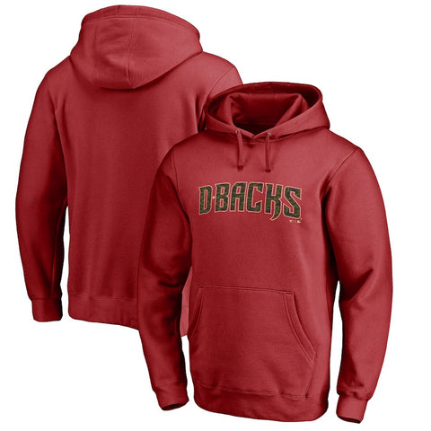 Arizona Diamondbacks   Big & Tall Memorial Wordmark Pullover Hoodie