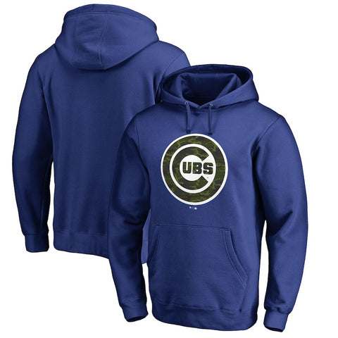 Chicago Cubs   Big & Tall Memorial Wordmark Pullover Hoodie