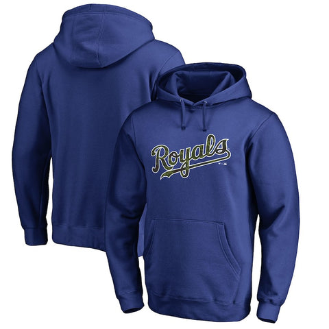 Kansas City Royals   Big & Tall Memorial Wordmark Pullover Hoodie