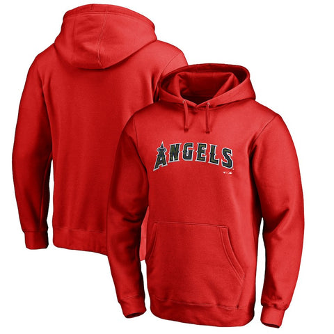Los Angeles Angels   Big & Tall Memorial Wordmark Pullover Hoodie