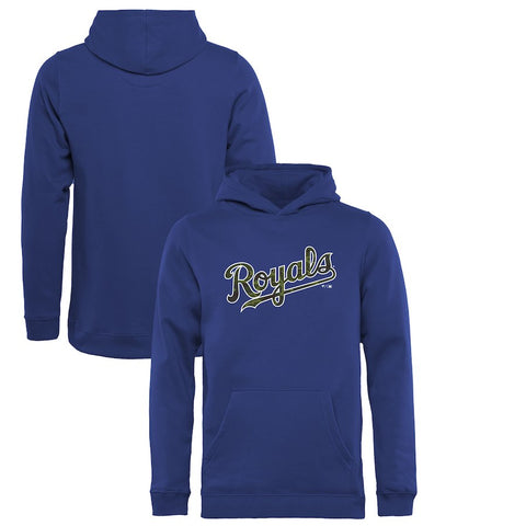 Kansas City Royals   Youth Memorial Wordmark Pullover Hoodie