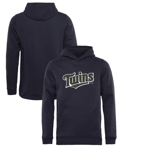 Minnesota Twins   Youth Memorial Wordmark Pullover Hoodie