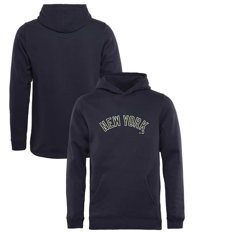 New York Yankees   Youth Memorial Wordmark Pullover Hoodie