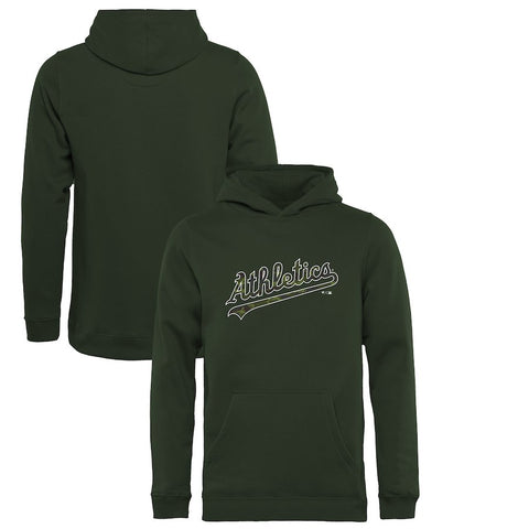 Oakland Athletics   Youth Memorial Wordmark Pullover Hoodie