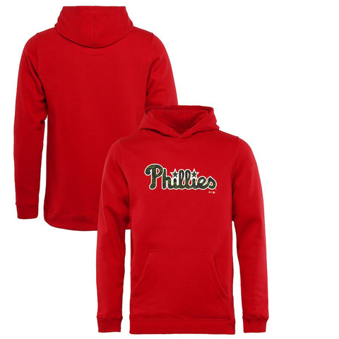 Philadelphia Phillies   Youth Memorial Wordmark Pullover Hoodie