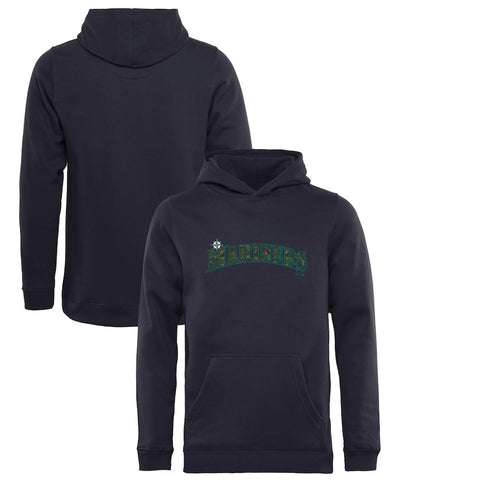 Seattle Mariners   Youth Memorial Wordmark Pullover Hoodie