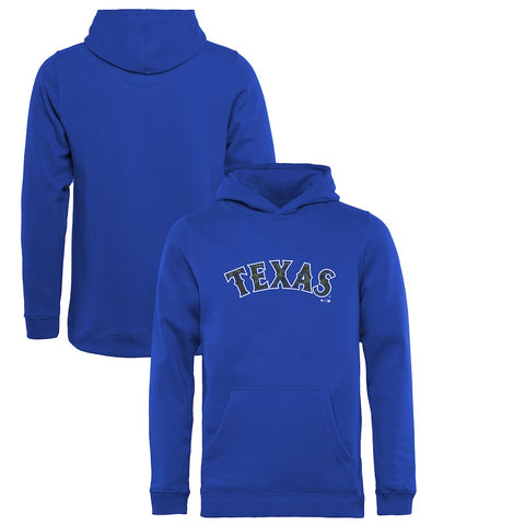 Texas Rangers   Youth Memorial Wordmark Pullover Hoodie