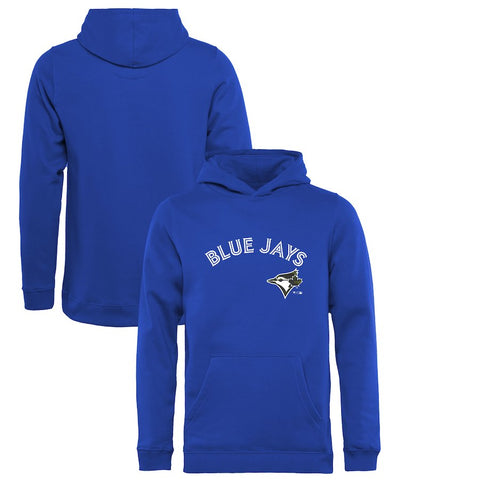 Toronto Blue Jays   Youth Memorial Wordmark Pullover Hoodie