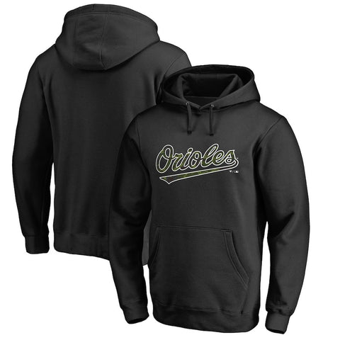 Baltimore Orioles   Memorial Wordmark Pullover Hoodie