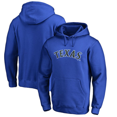 Texas Rangers   Memorial Wordmark Pullover Hoodie