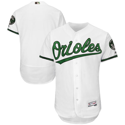 Baltimore Orioles Majestic Earth Day Turn Back the Clock Throwback Authentic Team Jersey