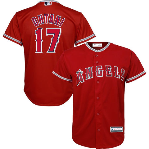 Shohei Ohtani Los Angeles Angels Majestic Youth Alternate Cool Base Replica Player Jersey