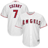 Zack Cozart Los Angeles Angels Majestic Home Cool Base Player Jersey