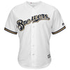 Manny Pina Milwaukee Brewers Majestic Home Cool Base Player Jersey