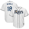 Joey Wendle Tampa Bay Rays Majestic Home Cool Base Player Jersey