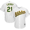 Jonathan Lucroy Oakland Athletics Majestic Home Cool Base Player Jersey