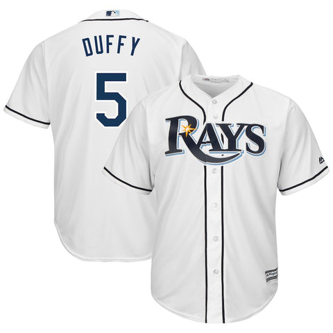 Matt Duffy Tampa Bay Rays Majestic Home Cool Base Player Jersey