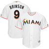 Lewis Brinson Miami Marlins Majestic Home Cool Base Player Jersey