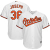 Caleb Joseph Baltimore Orioles Majestic Home Cool Base Player Jersey