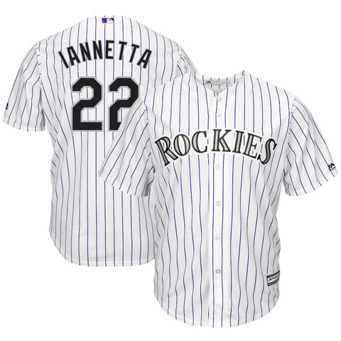 Chris Iannetta Colorado Rockies Majestic Home Cool Base Player Jersey