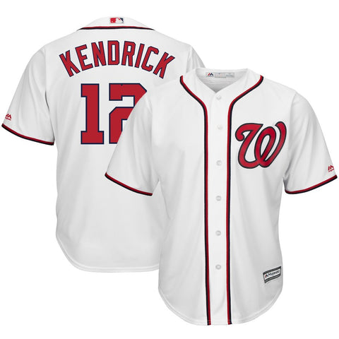 Howie Kendrick Washington Nationals Majestic Home Cool Base Player Jersey