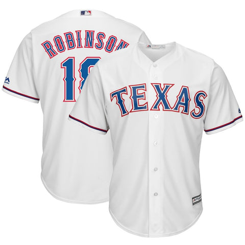 Drew Robinson Texas Rangers Majestic Home Cool Base Player Jersey